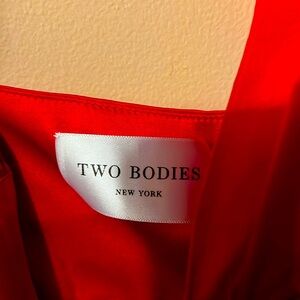 Abby Dress in Cherry Red